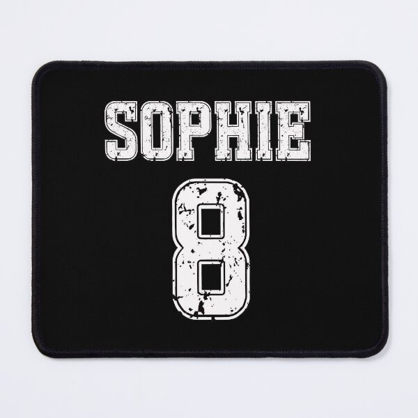 Item preview, Sophie Number 8 Distressed Vintage Sports Jersey designed and sold by CharlesDa46891.