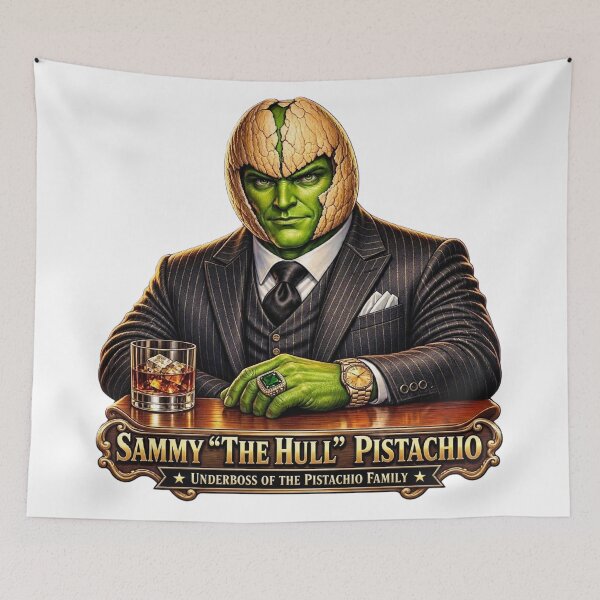 Item preview, Sammy "The Hull" Pistachio - Parodia de jefe de la mafia designed and sold by Fort Chiswell Trading Company.