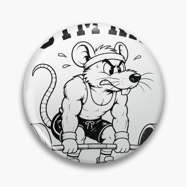 Item preview, Gym Rat – Fun Fitness & Workout Design designed and sold by Noventra112.