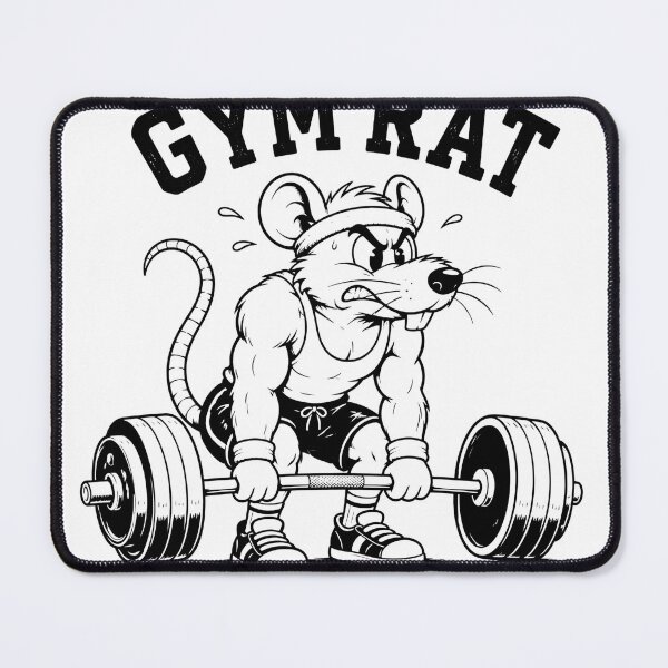 Item preview, Gym Rat – Fun Fitness & Workout Design designed and sold by Noventra112.