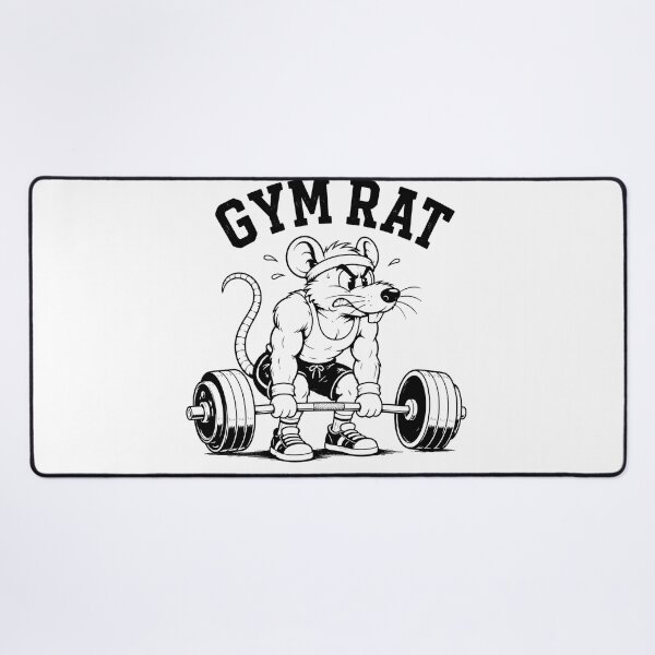Item preview, Gym Rat – Fun Fitness & Workout Design designed and sold by Noventra112.