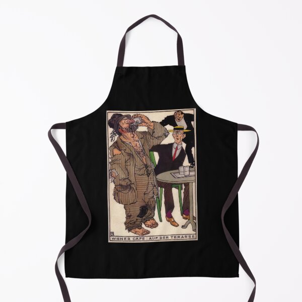 Item preview, Vintage color lithograph, Viennese Café: On the Terrace designed and sold by stevepaint.