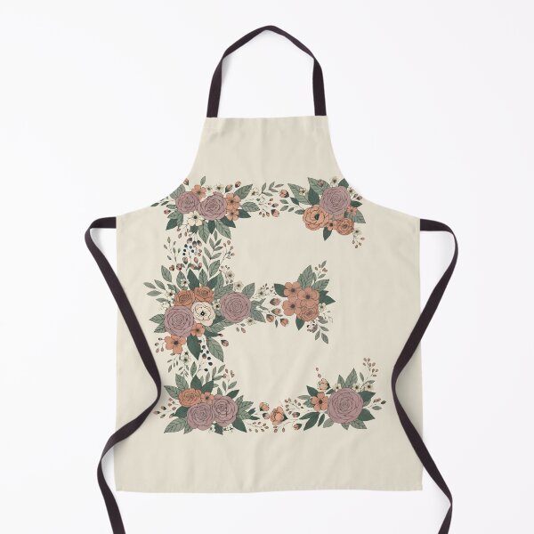 Item preview, Decorative Floral Letter E Botanical Monogram designed and sold by ITCHAWAWAA.