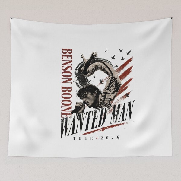 Item preview, Benson Boone Wanted Man Tour 2026 designed and sold by LavetaPauline.