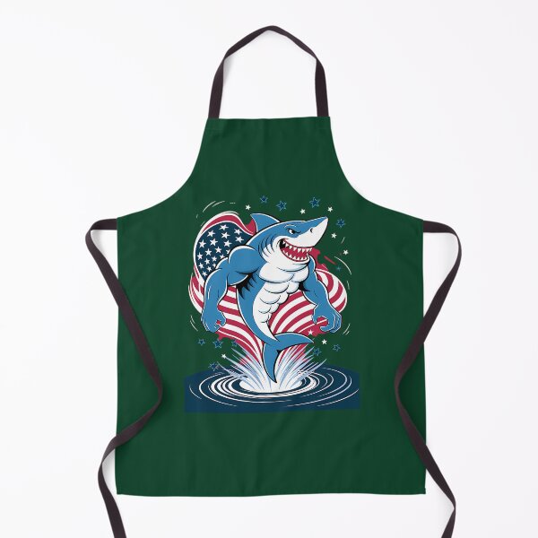 Item preview, Shark American Flag Usa 4Th Of July Funny Boys Girls Kids 321 designed and sold by Hoiaucraft123.