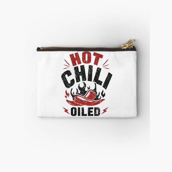 Item preview, Hot Chili Oiled Spicy Food Lover Chili Head Hot Pepper Fan designed and sold by SkeletonsDanger.