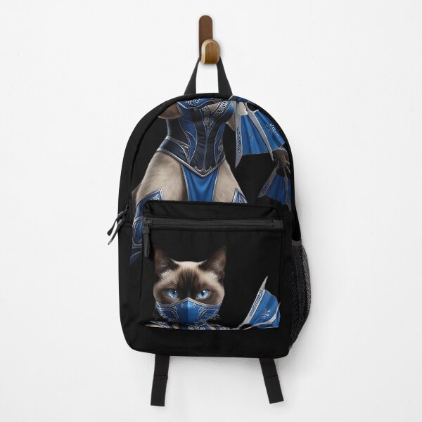 Item preview, Fan Warrior Cat - Blue Ninja Martial Arts Fantasy Art designed and sold by TOOBIC.