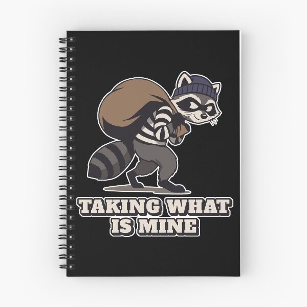 Item preview, Funny Raccoon Thief Silhouette designed and sold by MySimpleFlow.