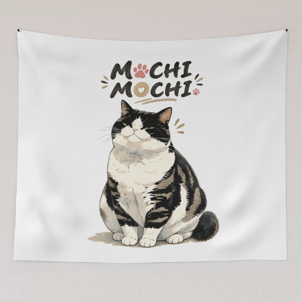 Item preview, Mochi Mochi Chonky Boss Cat designed and sold by INITIAL SHIBA.