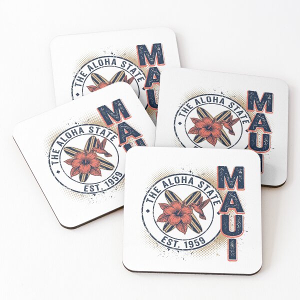 Item preview, Maui The Aloha State Est. 1959 Hawaiian Island Surfer Travel designed and sold by RetroMini2026.