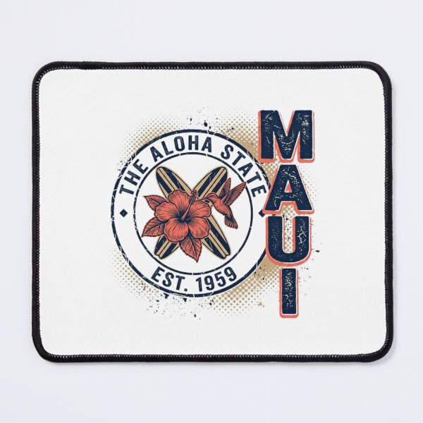 Item preview, Maui The Aloha State Est. 1959 Hawaiian Island Surfer Travel designed and sold by RetroMini2026.