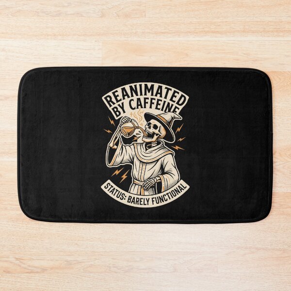 Item preview, Reanimated by Caffeine - Goth Wizard Coffee Lover Gift designed and sold by SplashTastic.