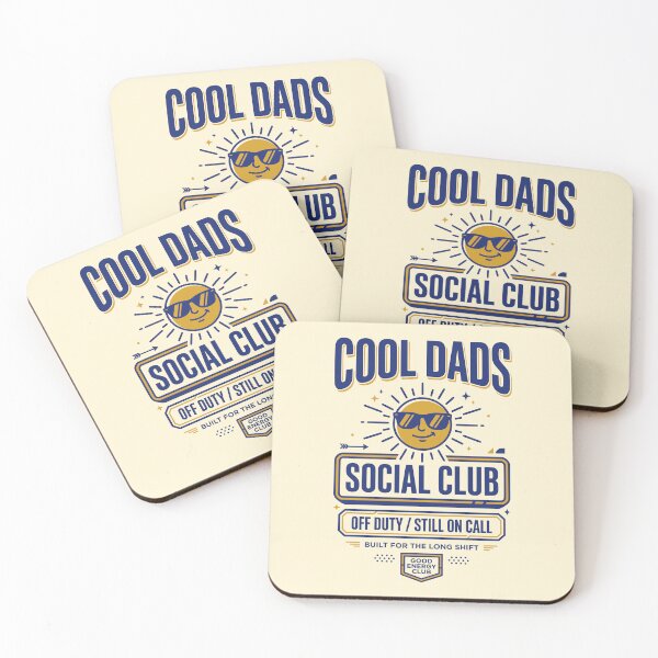 Item preview, Cool Dads Social Club Funny Father Gift designed and sold by 89shirts.