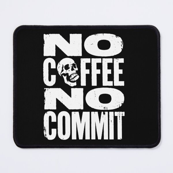 Item preview, No Coffee No Commit designed and sold by MarlaMaloneShop.