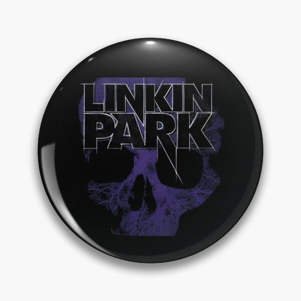 Item preview, Linkin Park Purple Skull Typography Art designed and sold by Moonifillst.