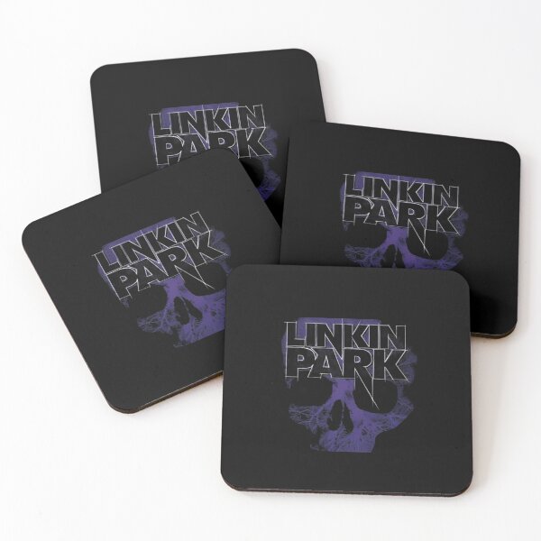 Item preview, Linkin Park Purple Skull Typography Art designed and sold by Moonifillst.