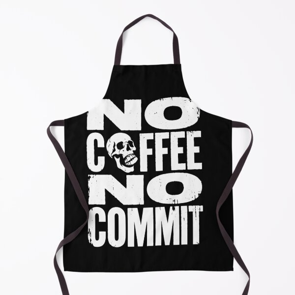 Item preview, No Coffee No Commit designed and sold by MarlaMaloneShop.