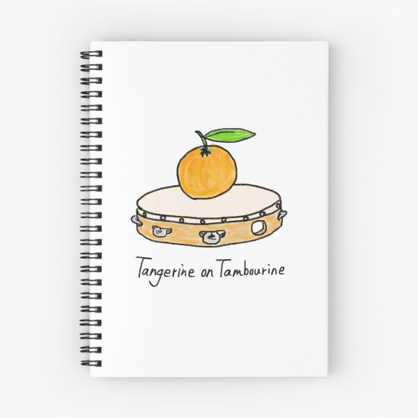 Item preview, Tangerine on Tambourine designed and sold by rocktail percussion.
