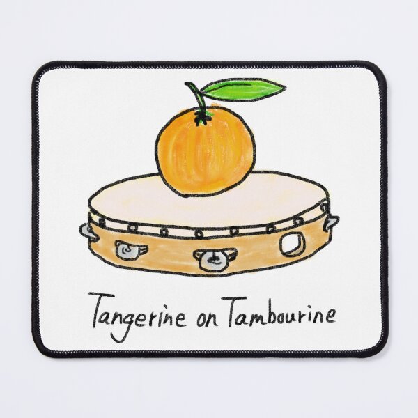 Item preview, Tangerine on Tambourine designed and sold by rocktail percussion.