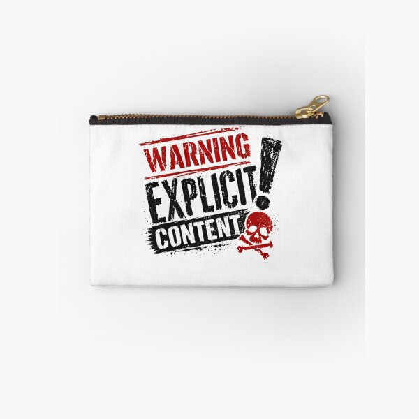 Item preview, Warning Explicit Content Mature Humor Adult Statement designed and sold by RetroMini2026.