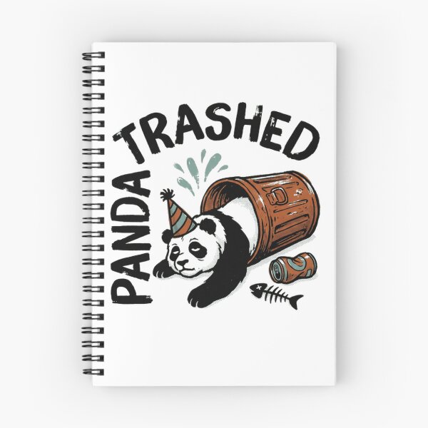 Item preview, Trashed Panda Funny Party Animal Humor designed and sold by RetroMini2026.