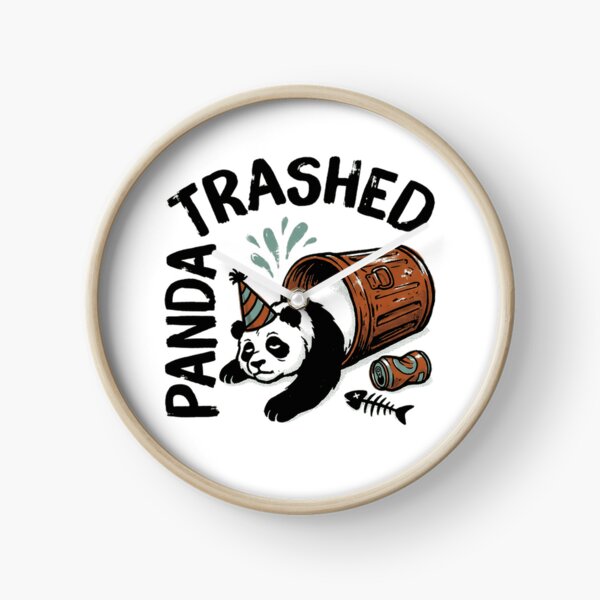 Item preview, Trashed Panda Funny Party Animal Humor designed and sold by RetroMini2026.
