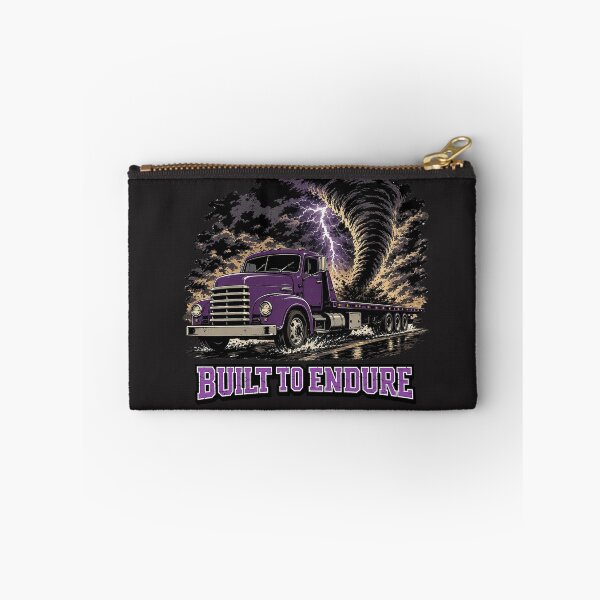 Item preview, Built To Endure - Purple Flatbed Truck Tornado Art designed and sold by NomadForge.