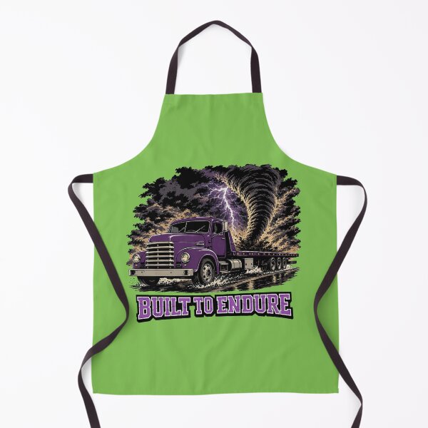 Item preview, Built To Endure - Purple Flatbed Truck Tornado Art designed and sold by NomadForge.