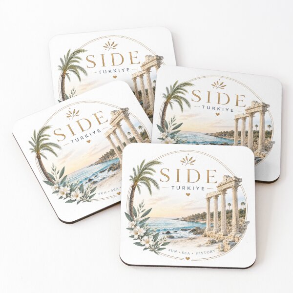 Item preview, Side Türkiye Turkey Mediterranean Coast Travel Souvenir designed and sold by GusiaTreasures.