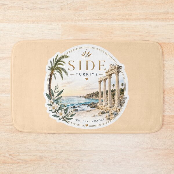 Item preview, Side Türkiye Turkey Mediterranean Coast Travel Souvenir designed and sold by GusiaTreasures.