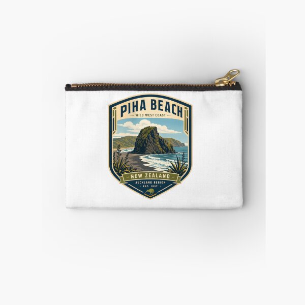 Item preview, Piha Beach Wild West Coast New Zealand Auckland Region Est 1937 Travel Souvenir designed and sold by Simsimah26Parks.