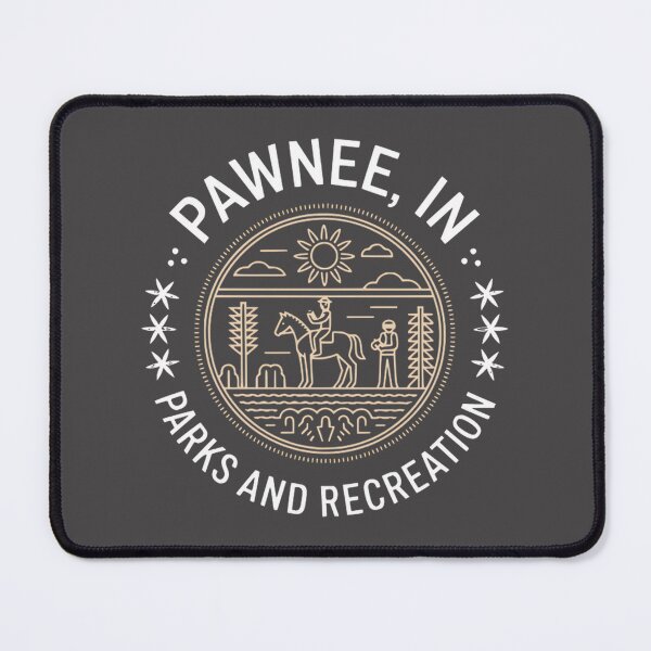 Item preview, Pawnee Indiana Parks & Rec Fan Art - Retro Town Logo | Best Buy designed and sold by shoppingGOOD88.
