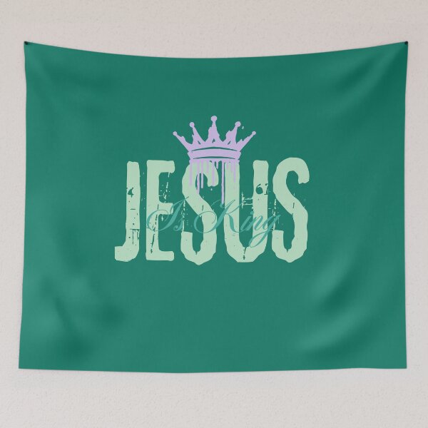 Item preview, Jesus is King - Jesus Mental Health Matters  - Graduation Gifts for girlfriend - Turquiose designed and sold by Doiemacreations.
