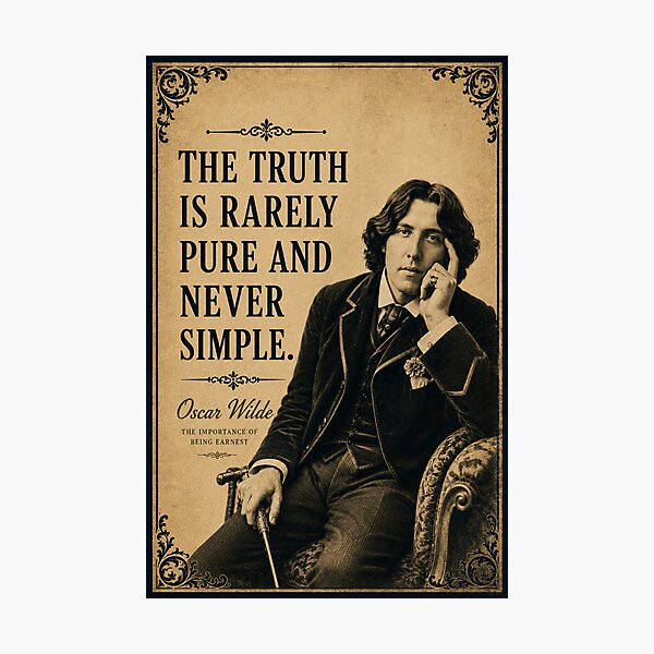 Item preview, Oscar Wilde Quotation Number 6 designed and sold by Kzacreative.