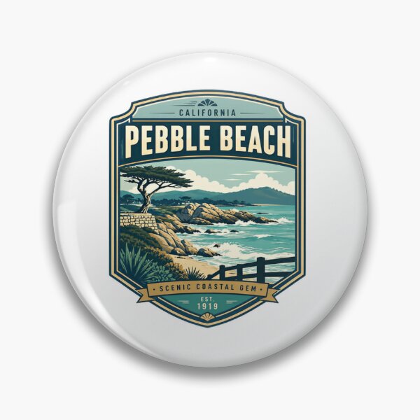 Item preview, Pebble Beach California Scenic Coastal Gem Est. 1919 Travel Souvenir designed and sold by Simsimah26Parks.