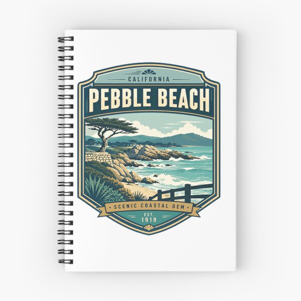 Item preview, Pebble Beach California Scenic Coastal Gem Est. 1919 Travel Souvenir designed and sold by Simsimah26Parks.