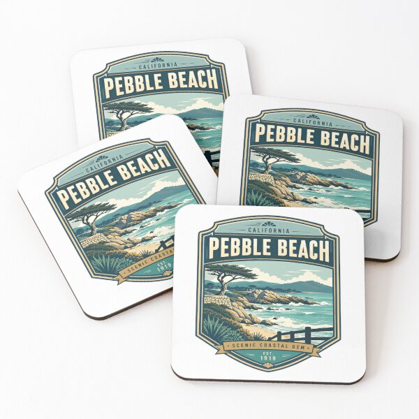 Item preview, Pebble Beach California Scenic Coastal Gem Est. 1919 Travel Souvenir designed and sold by Simsimah26Parks.