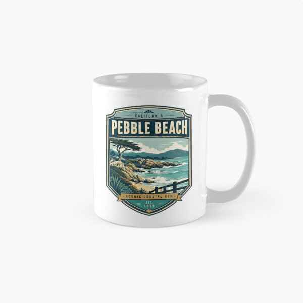 Item preview, Pebble Beach California Scenic Coastal Gem Est. 1919 Travel Souvenir designed and sold by Simsimah26Parks.
