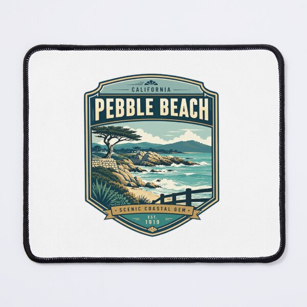 Item preview, Pebble Beach California Scenic Coastal Gem Est. 1919 Travel Souvenir designed and sold by Simsimah26Parks.