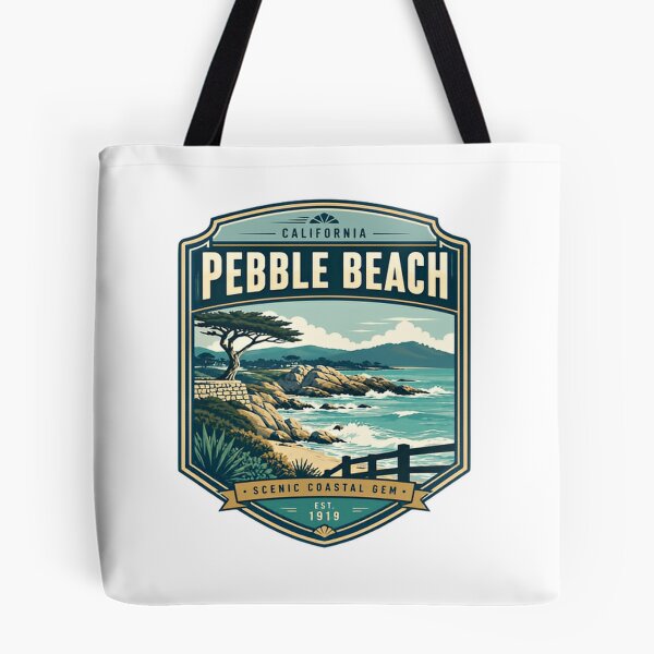 Item preview, Pebble Beach California Scenic Coastal Gem Est. 1919 Travel Souvenir designed and sold by Simsimah26Parks.