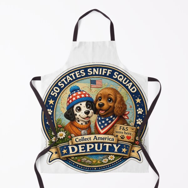 Item preview, Collect America with Freckle and Spencer - 50 States Sniff Squad Deputy Badge designed and sold by CollectrsCornr.