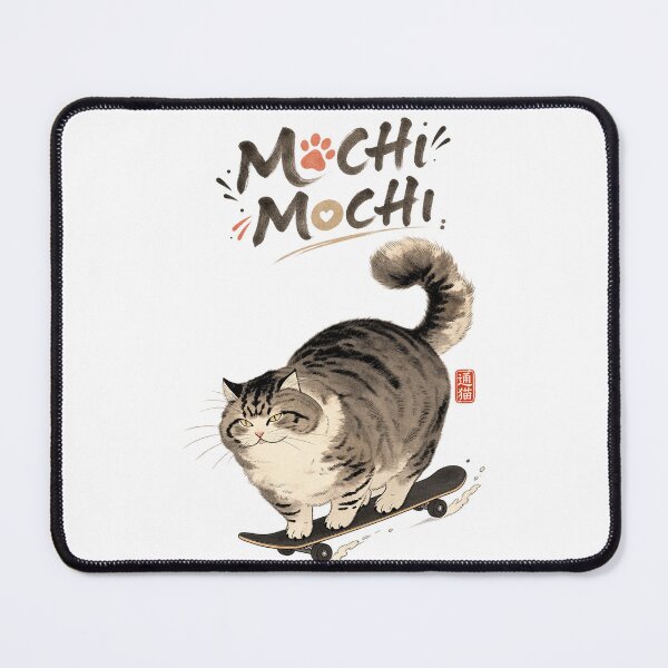 Item preview, Mochi Mochi Skateboard Rider designed and sold by INITIAL SHIBA.