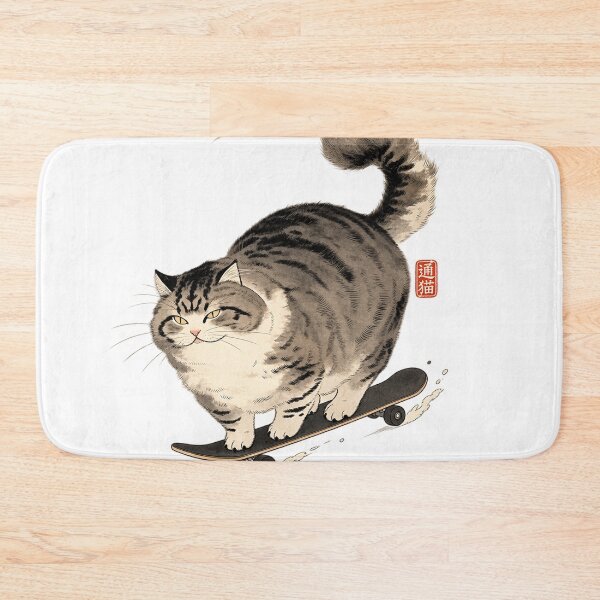 Item preview, Mochi Mochi Skateboard Rider designed and sold by INITIAL SHIBA.