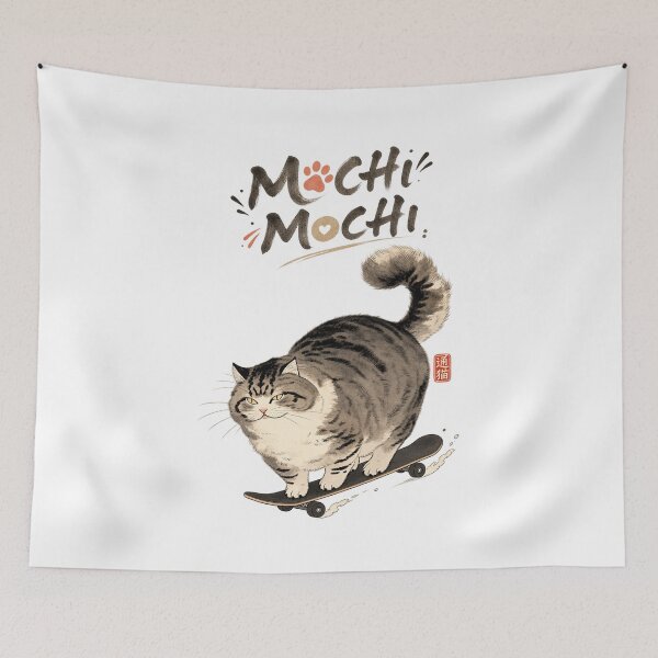 Item preview, Mochi Mochi Skateboard Rider designed and sold by INITIAL SHIBA.