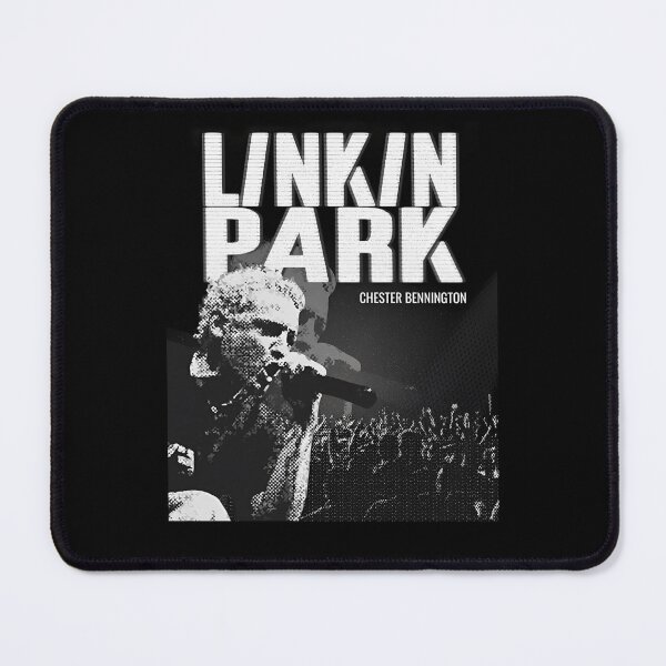 Item preview, Linkin Park Chester Bennington Halftone Live Concert Graphic designed and sold by Moonifillst.