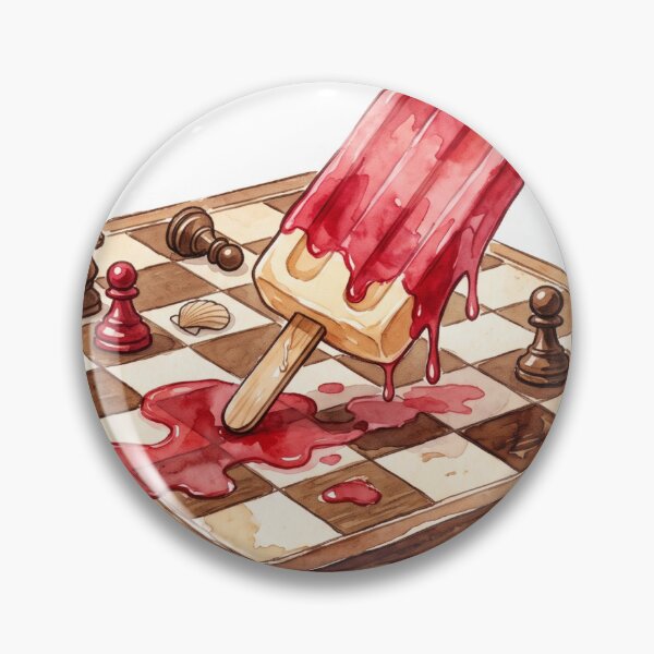 Item preview, Melting Popsicle on Chess Board designed and sold by InkPixell.