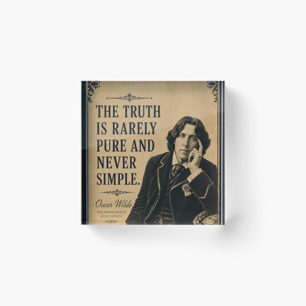 Item preview, Oscar Wilde Quotation Number 6 designed and sold by Kzacreative.