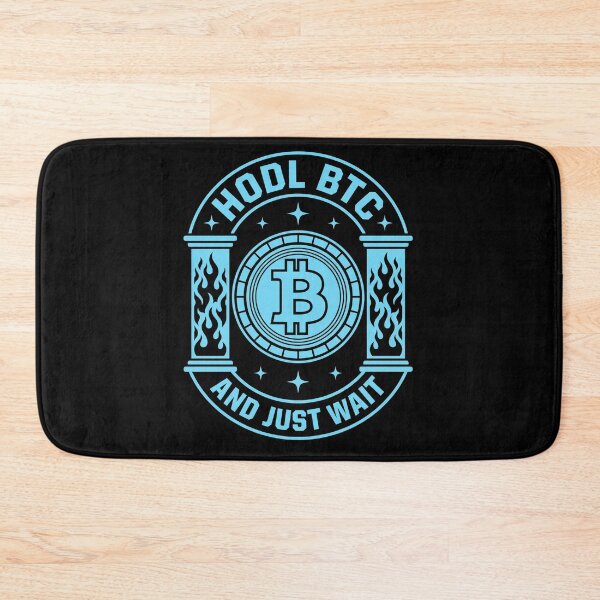 Item preview, HODL BTC and Just Wait designed and sold by Parallel Label .