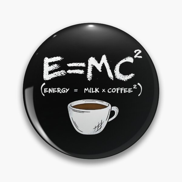 Item preview, E=MC² Coffee Equation – Funny Physics Coffee Lover Science Design designed and sold by Dyan4.