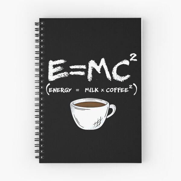 Item preview, E=MC² Coffee Equation – Funny Physics Coffee Lover Science Design designed and sold by Dyan4.